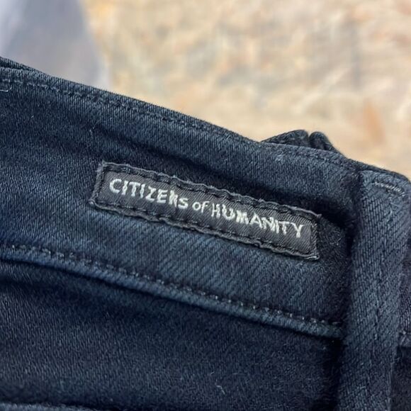 Citizens of Humanity Women's Black Avedon Slick Skinny Leg Jeans size 29 - Picture 2 of 5